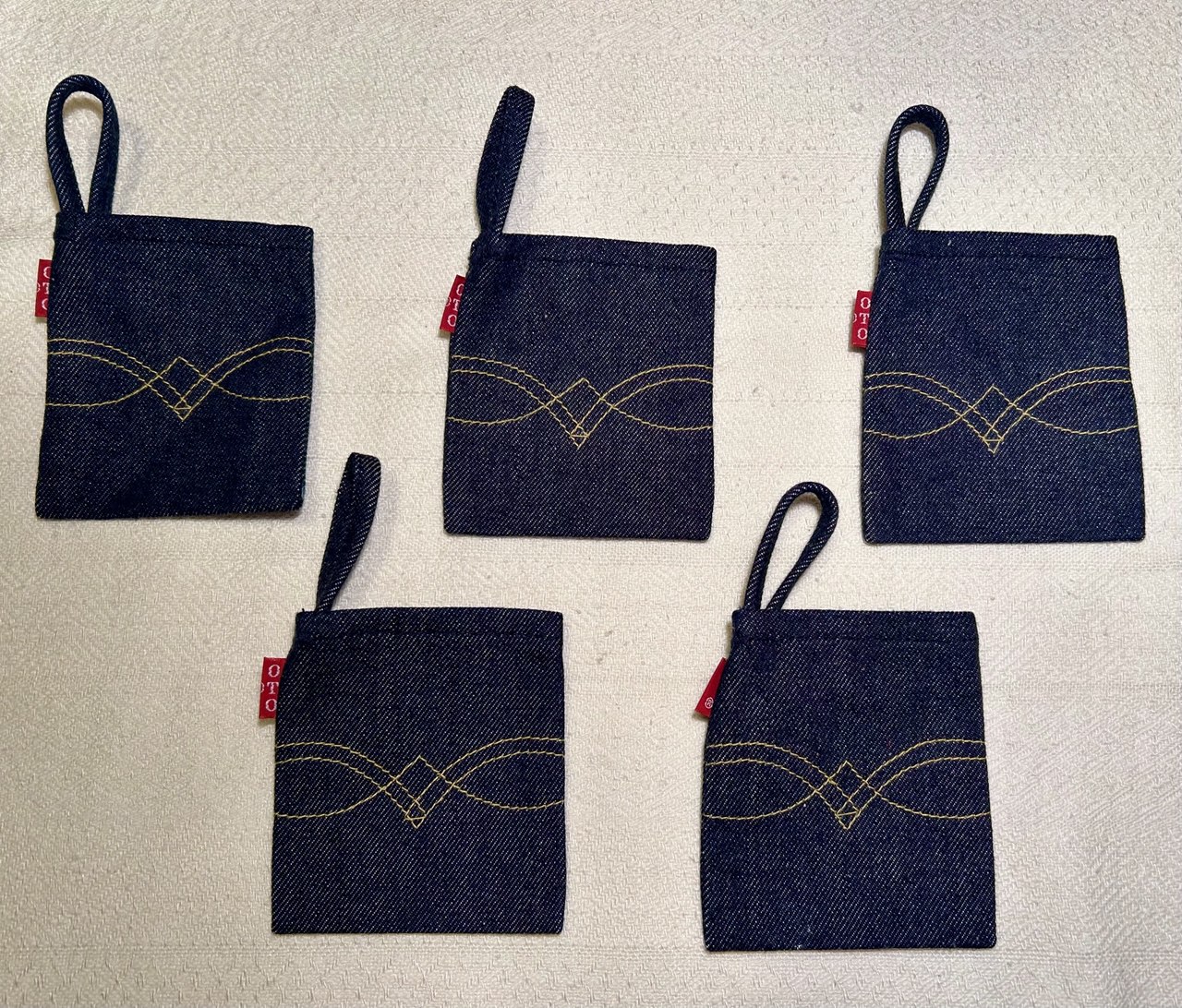 121 Raw Denim Pouch