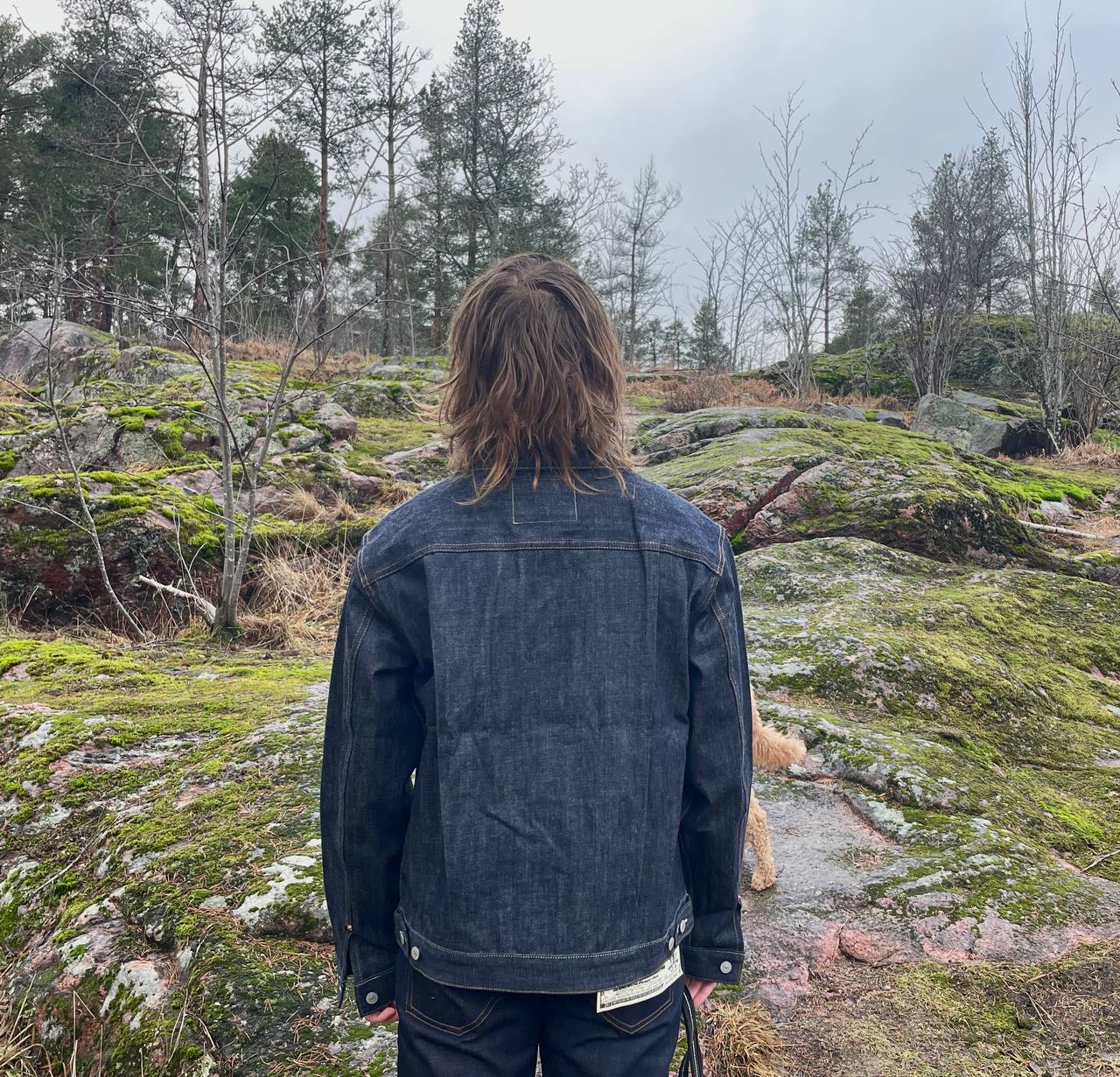 15.4oz Red Edge Selvedge Denim Jacket, Loose Fit lifestyle photo