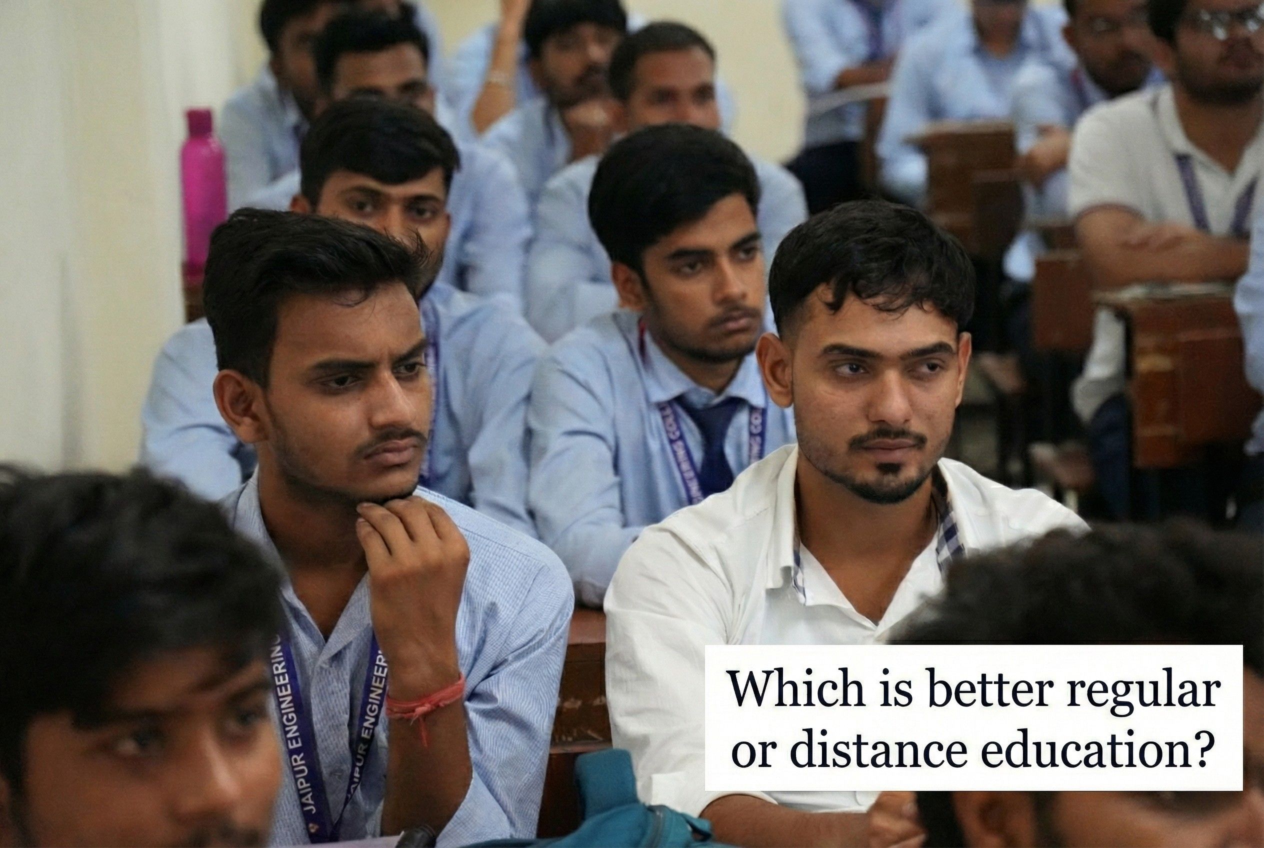 Comparison between regular education and distance learning classroom environment