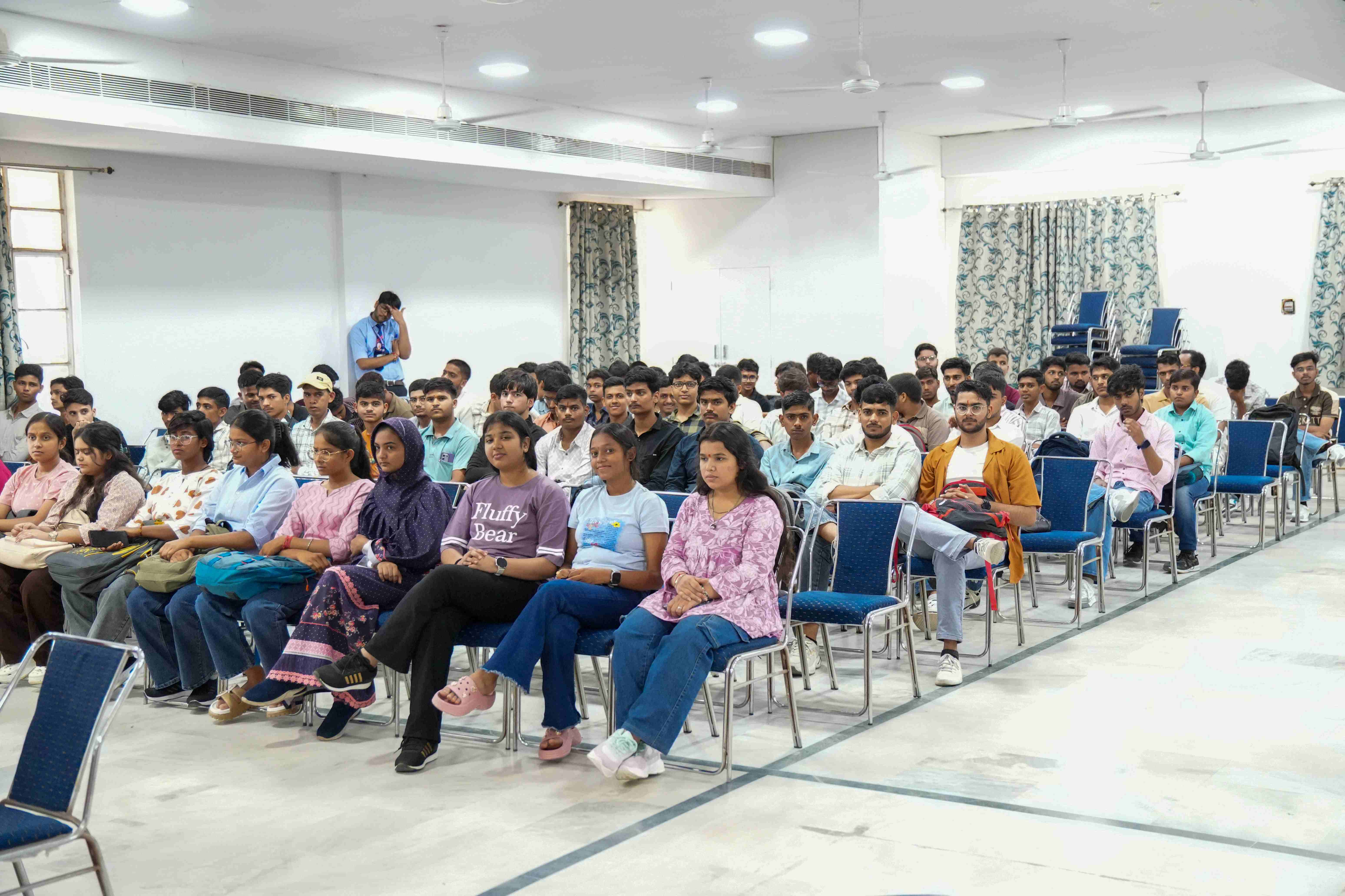 Students planning a gap year before engineering college