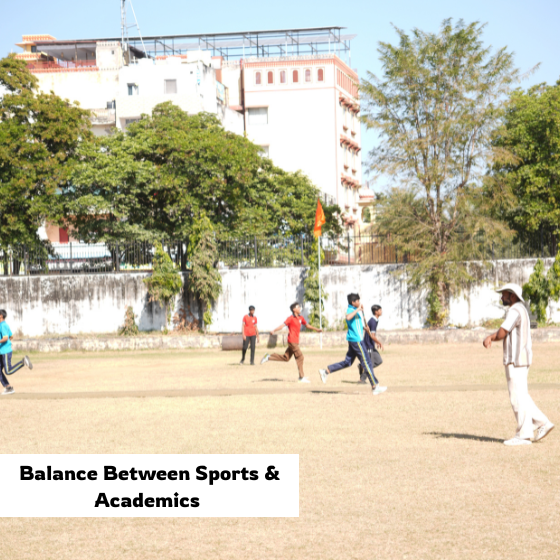 Balance between sports and academics at Jaipur Engineering College campus