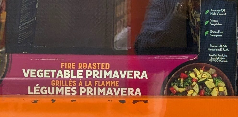 Puravida Vegetable Primavera 1.5kg, a convenient blend of fire-roasted vegetables from Costco for $12.99.