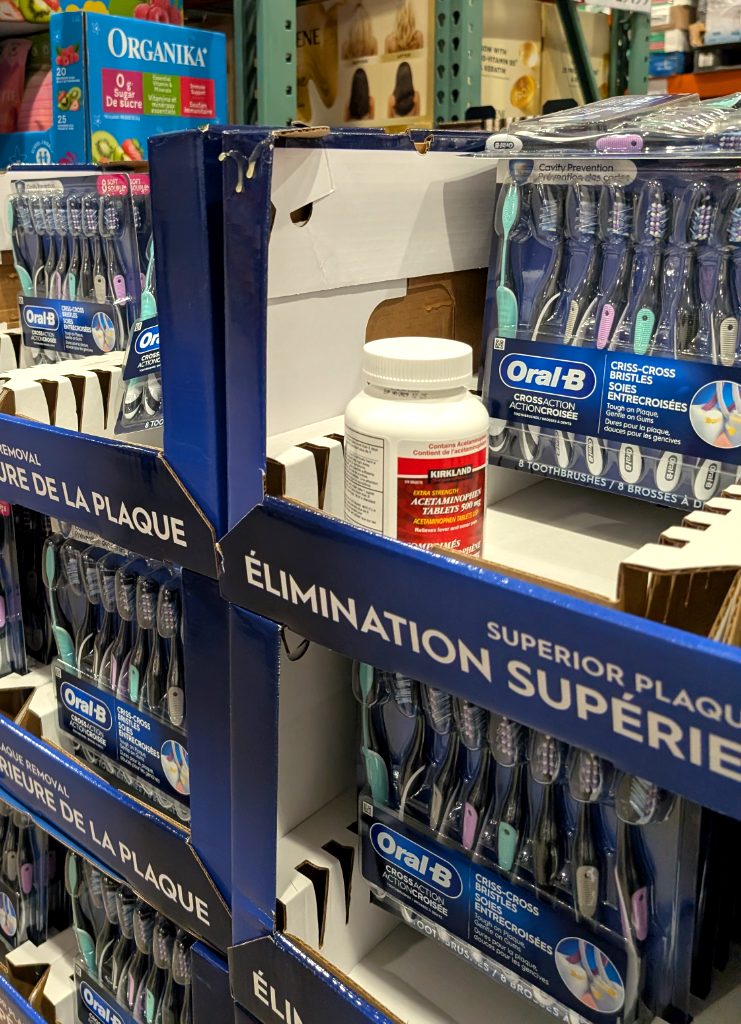 Oral-B Max Clean Criss-Cross Toothbrushes, 8-pack, designed for superior plaque removal, available at Costco for $12.99.