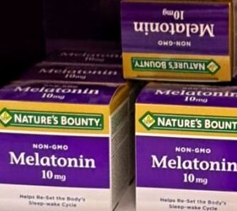 Nature's Bounty Melatonin 10mg 180 tablets, non-GMO sleep aid from Costco for $11.99.
