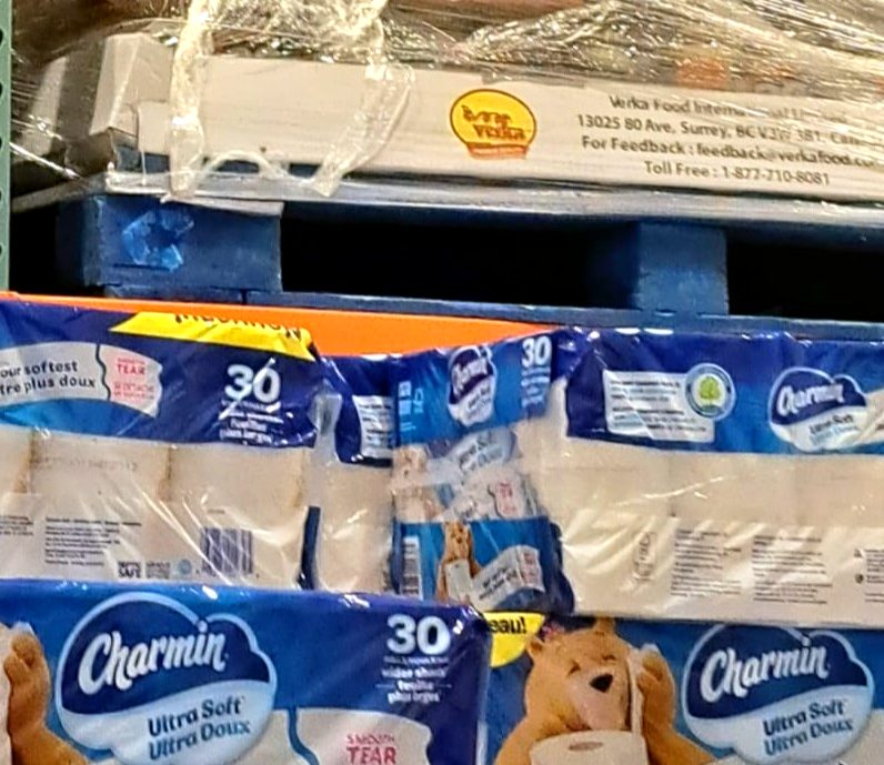 Charmin Ultra Soft bathroom tissue, 30 rolls x 200 sheets, from Costco for $25.99, offering luxurious softness.