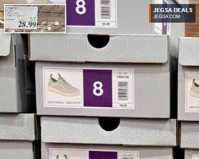 Hurley women's casual shoes in light beige/green, available in sizes 6-11, from Costco for $28.99.