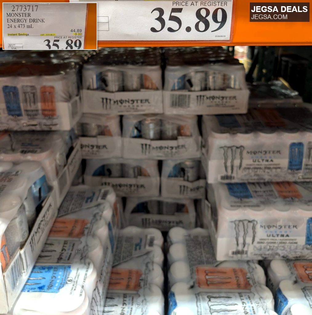 Monster Energy Drink variety pack, 24 x 473 mL cans, from Costco for $35.89.