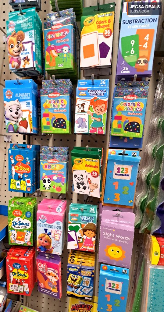 Crayola Flash Cards Colors & Shapes, 36 cards, featuring bright shapes and colors for early learning.
