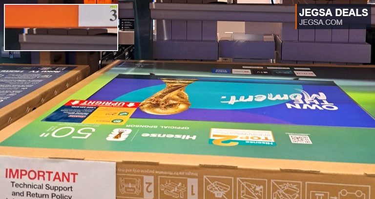 Hisense 50-inch 4K UHD QLED TV with a vibrant display and smart features, available at Costco for $374.99.
