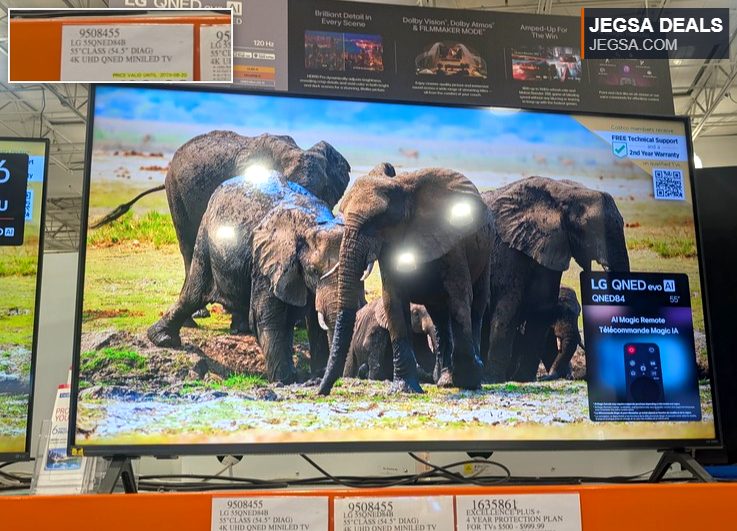 LG 55-inch QNED MiniLED 4K UHD smart TV with AI Magic Remote, ideal for immersive home entertainment.
