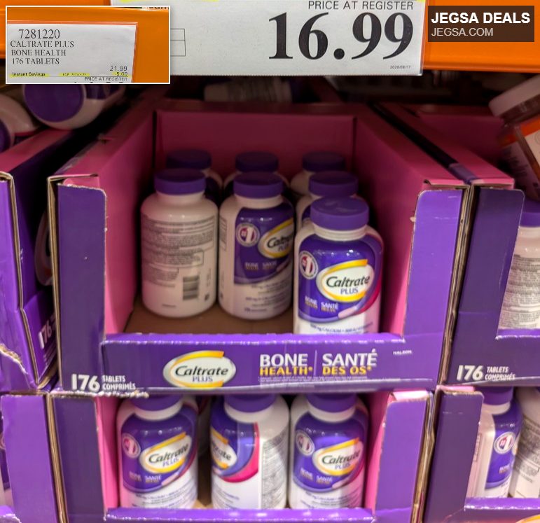 Caltrate Plus Bone Health 176 Tablets from Costco, on instant savings for $16.99.