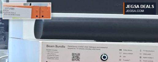 Sonos Beam Bundle 2nd Generation black sound system from Costco, priced at $519.99, perfect for home entertainment.