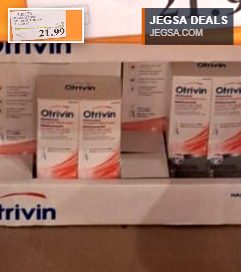 Hydrasense Medium Stream 2 x 210 mL saline nasal spray twin pack from Costco for nasal congestion relief, $21.99.