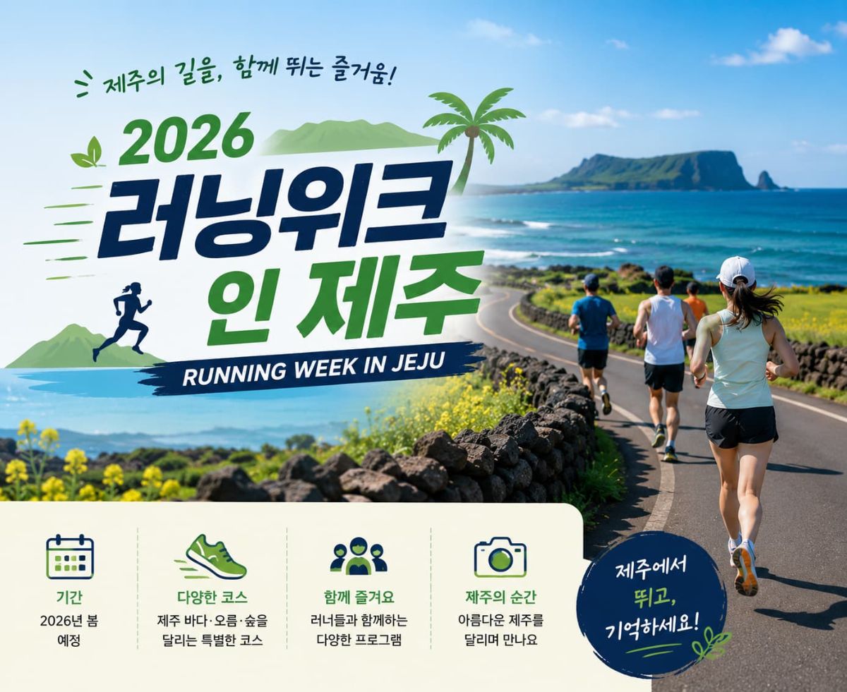 2026 러닝위크 인 제주 (RUNNING WEEK IN JEJU) 대표 이미지