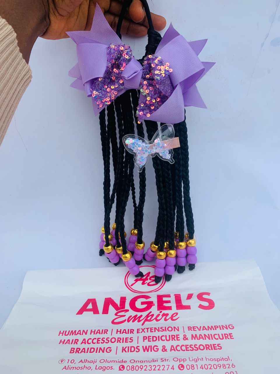 Kids wig(ponytail) and Hair Accessories