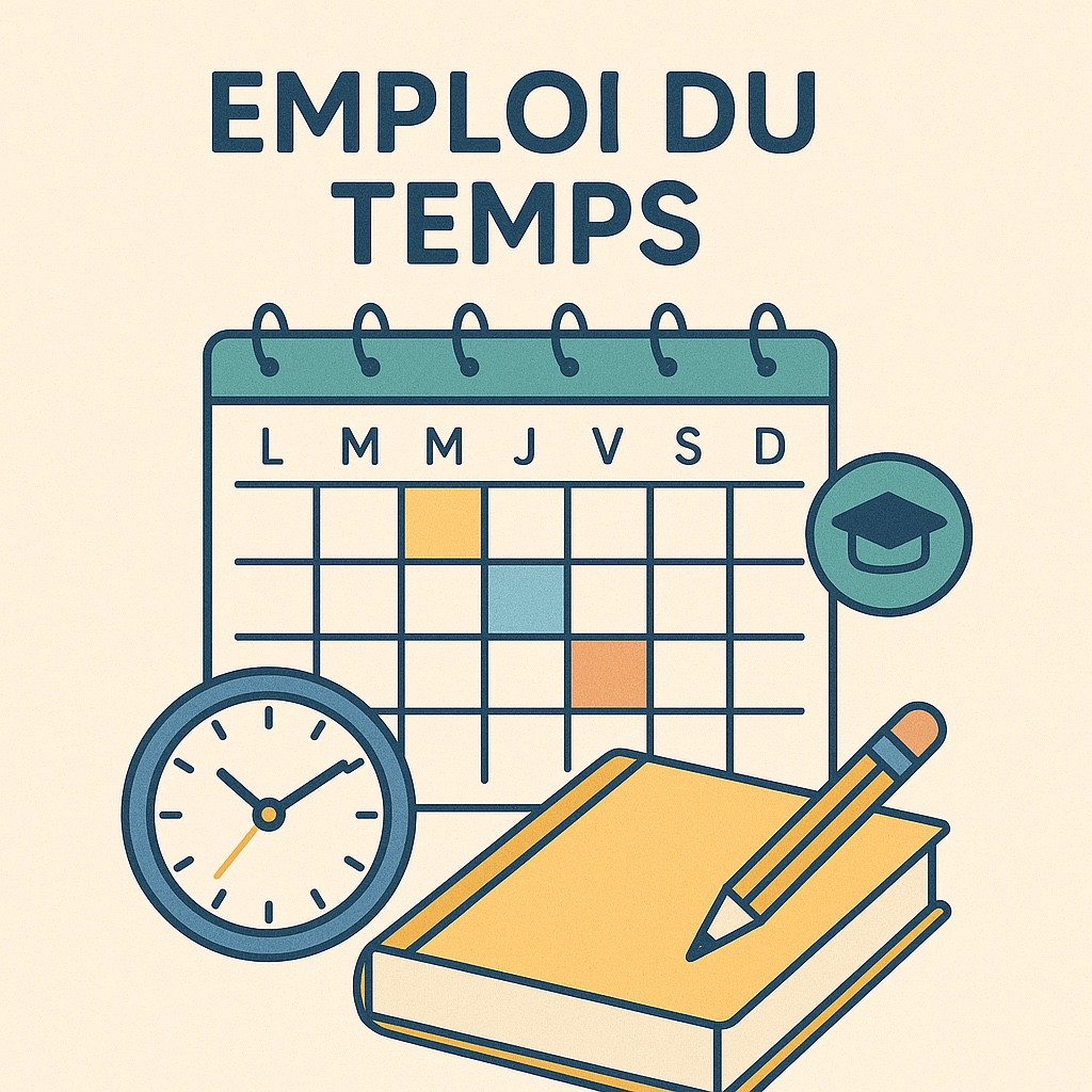 emploi du temps