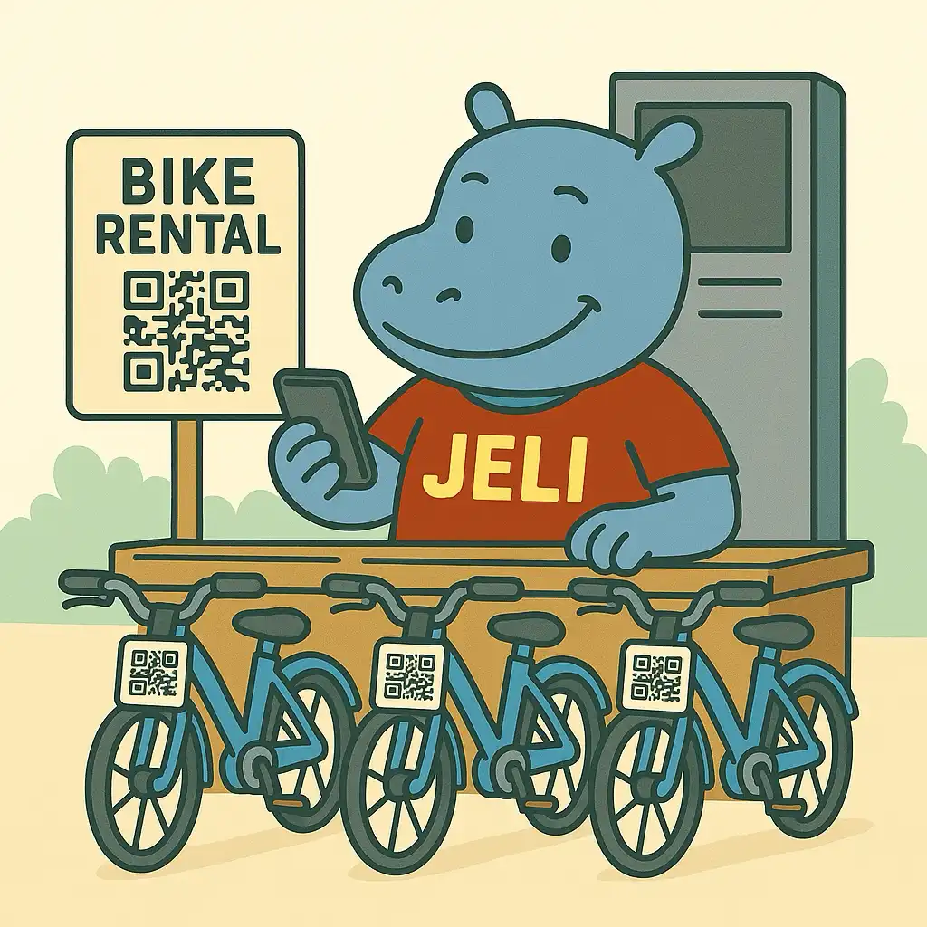 Malini loue des vélos