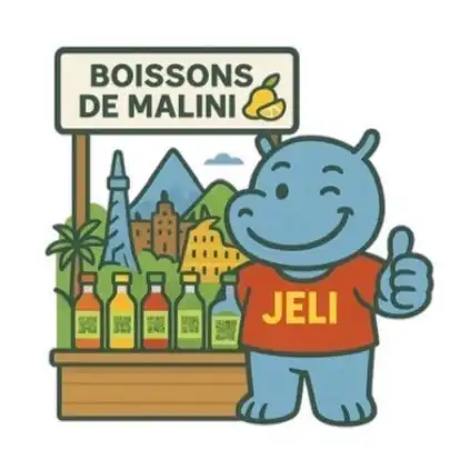 Malini vend ses boissons