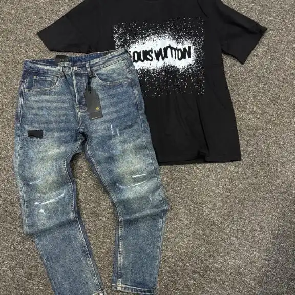 ensemble t-shirt jean clair