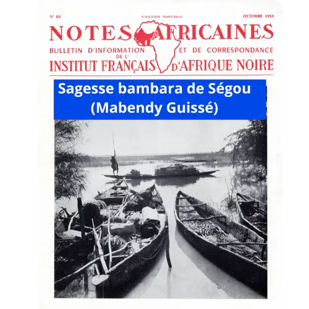 Sagesse de Ségou
