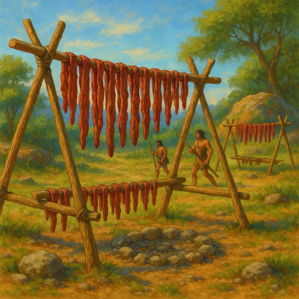 Origine préhistorique de la viande séchée