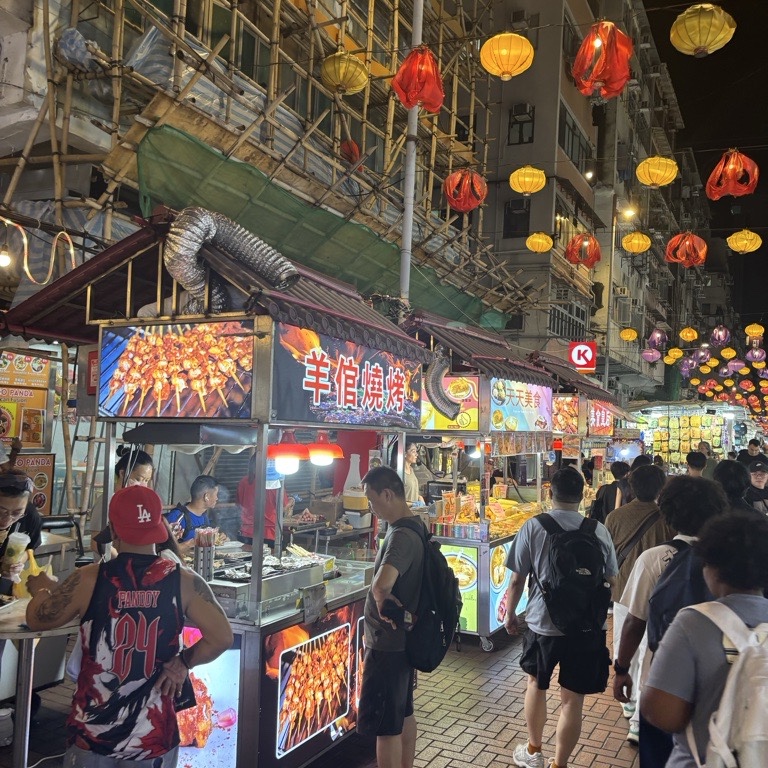 Temple Street Night Market Hongkong