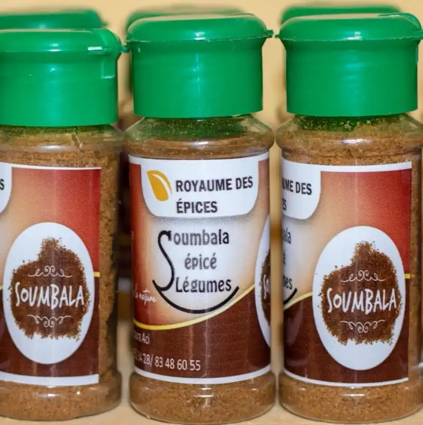 Soumbala épicé aux légumes