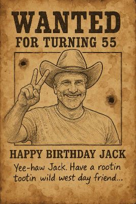 Wild Western Wanted Birthday thumbnail