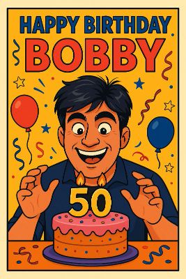 Comic Birthday Card thumbnail