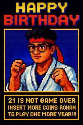 Retro Arcade Happy Birthday thumbnail