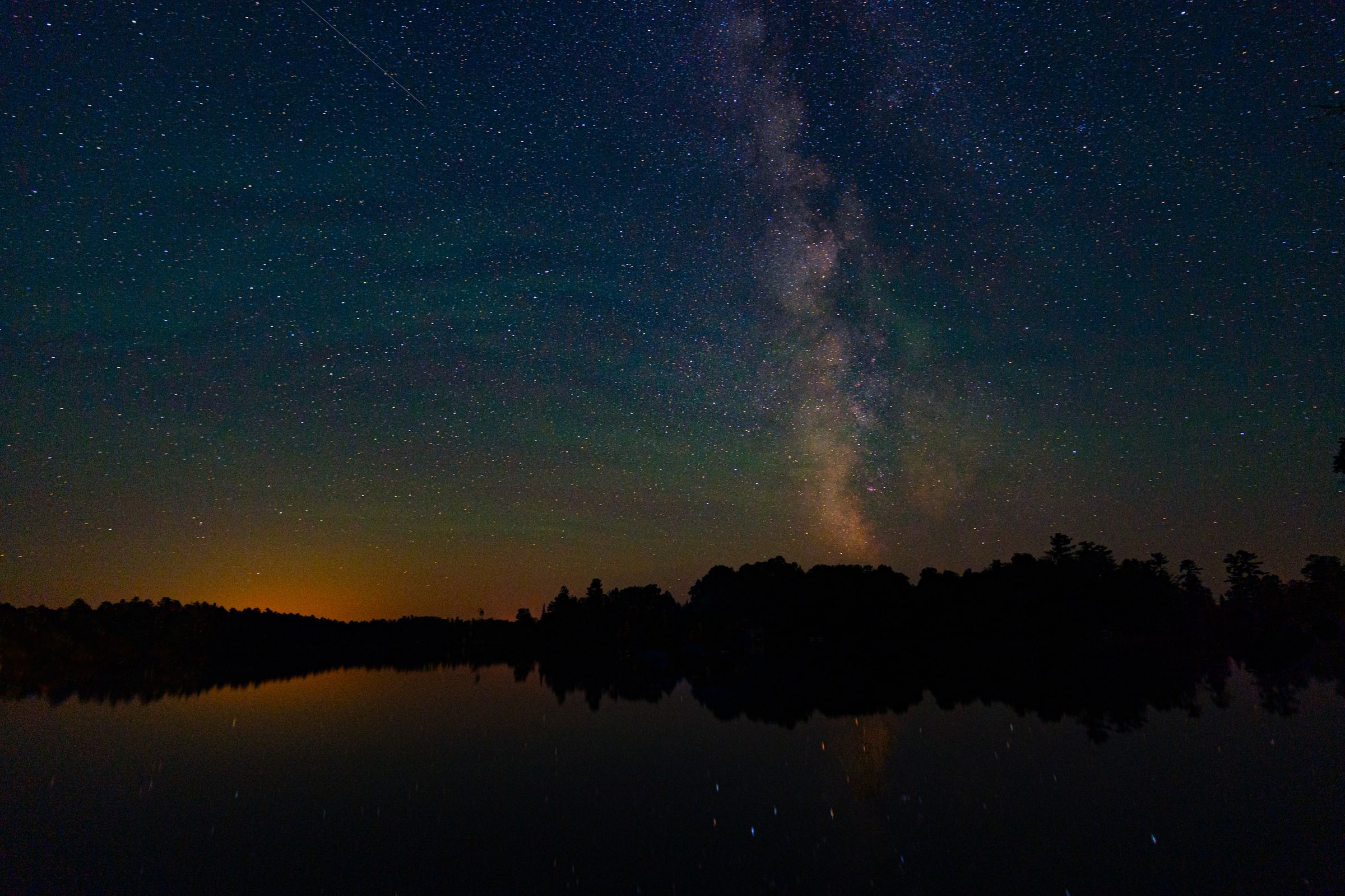 Milky Way over Squirrel Lake
