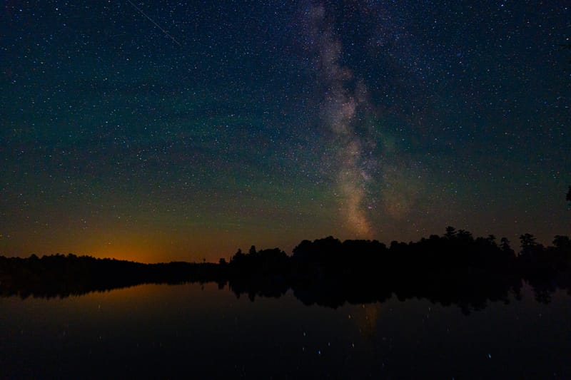 Milky Way over Squirrel Lake