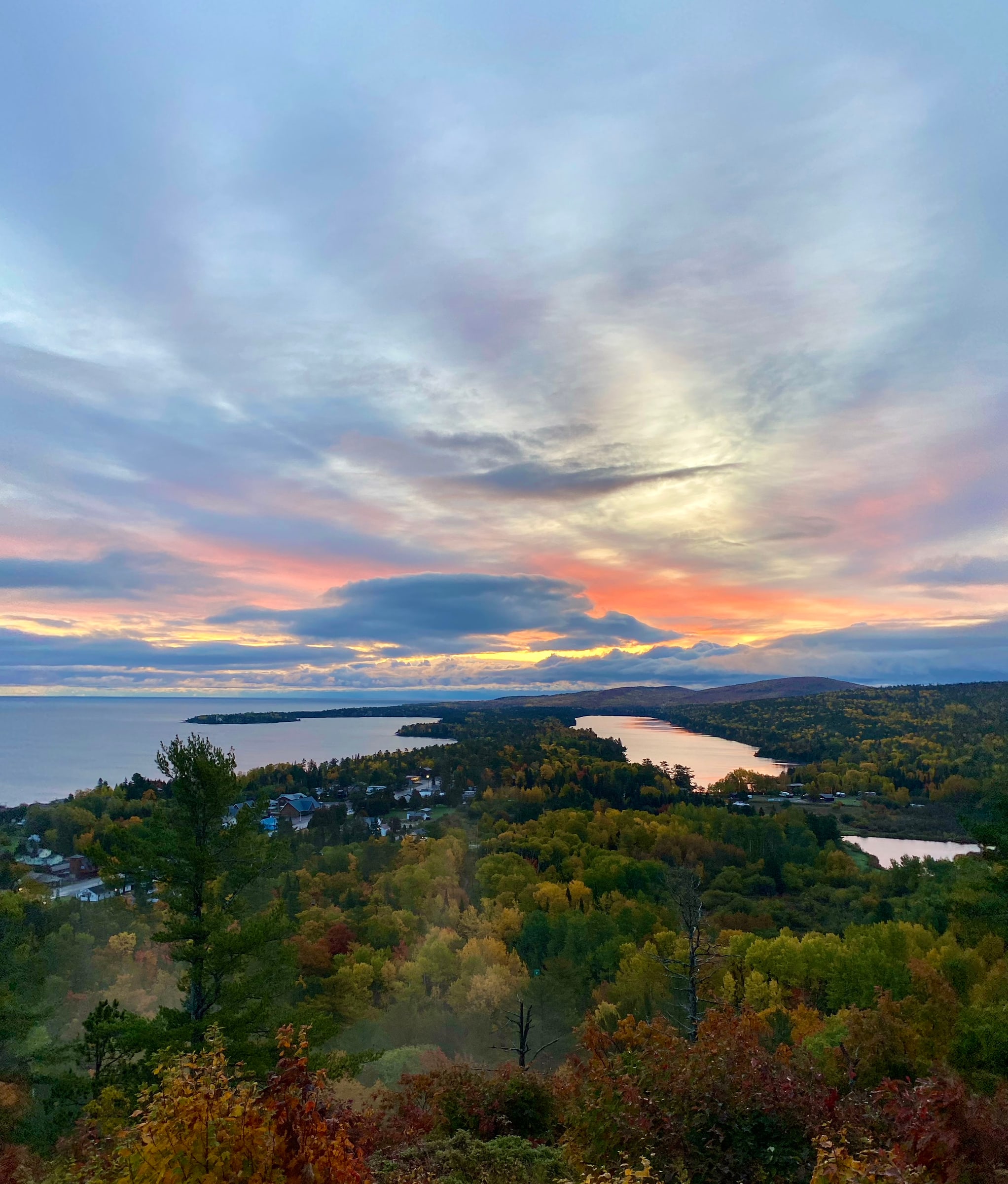 Copper Harbor Colorful Sky