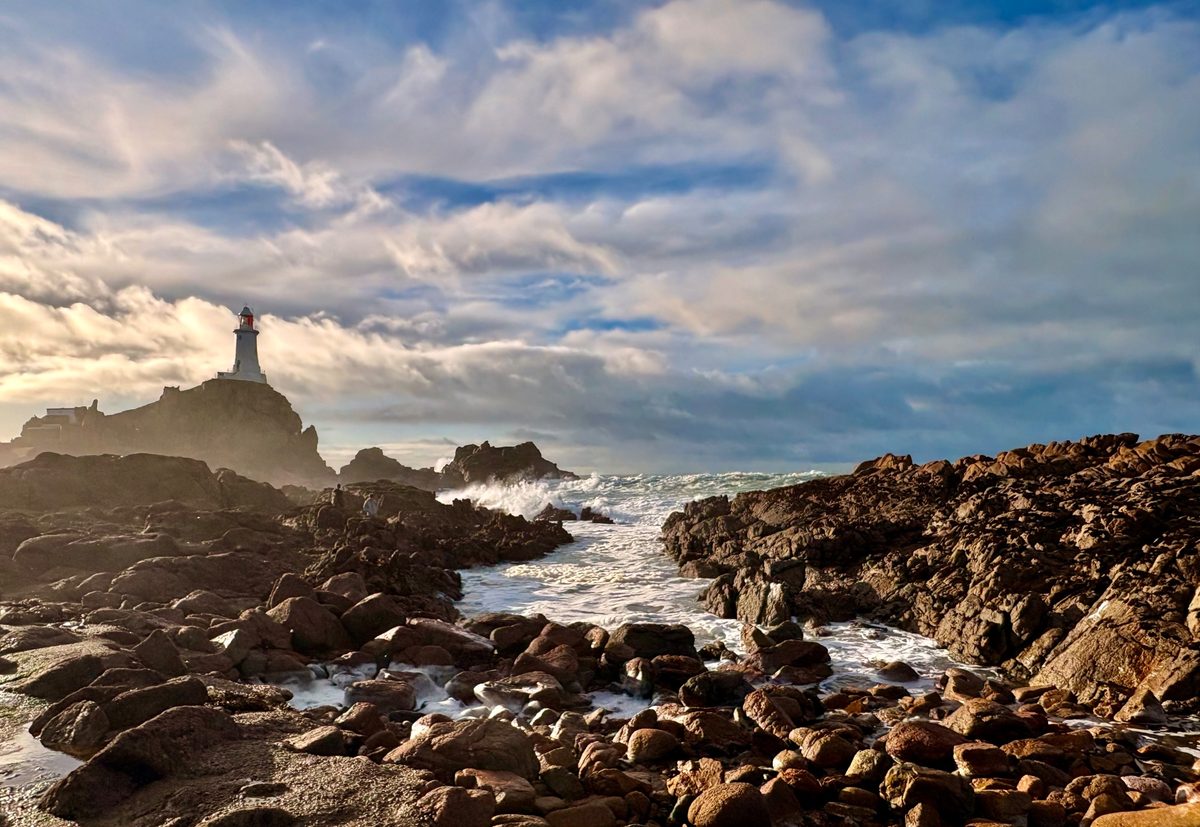 Corbière Lighthouse, photographed by Kathy
