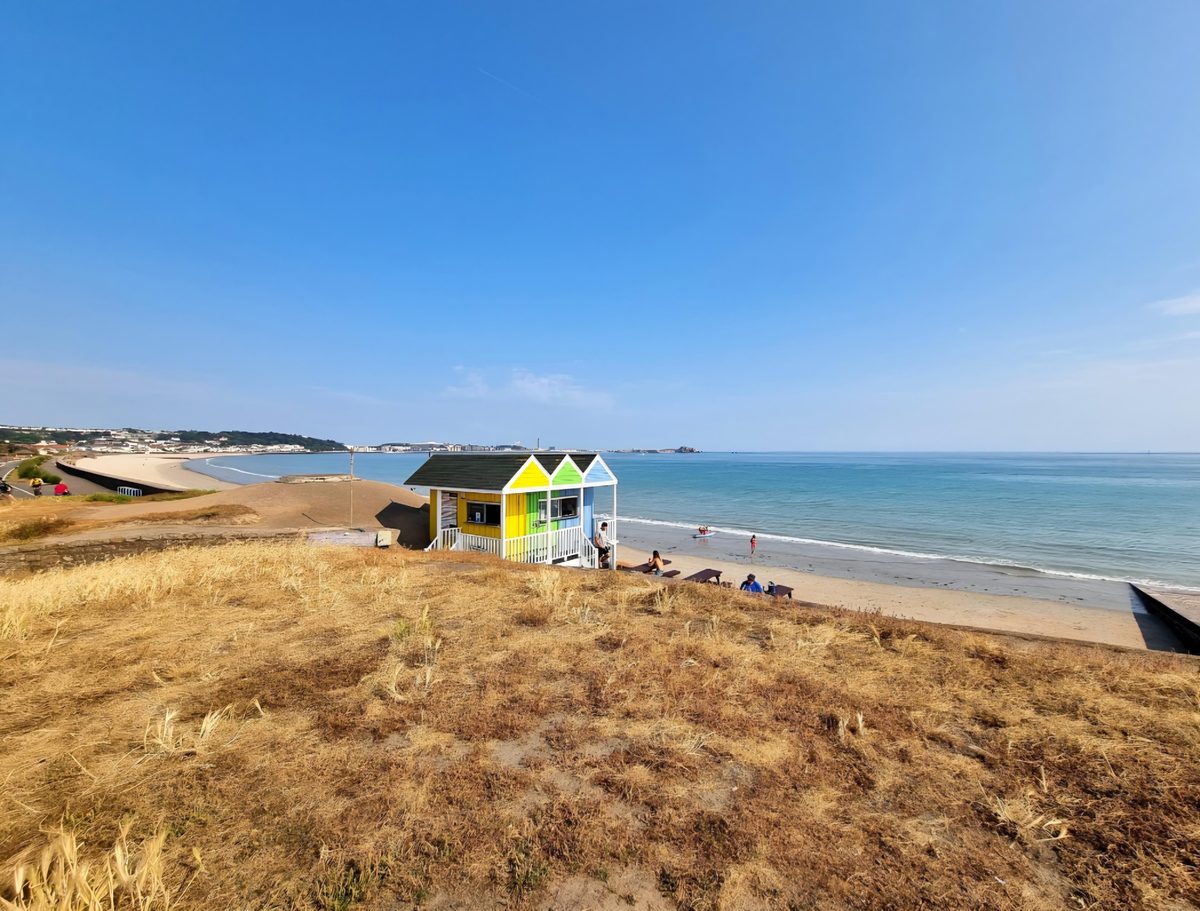 St Ouen's Bay, photographed by Mally