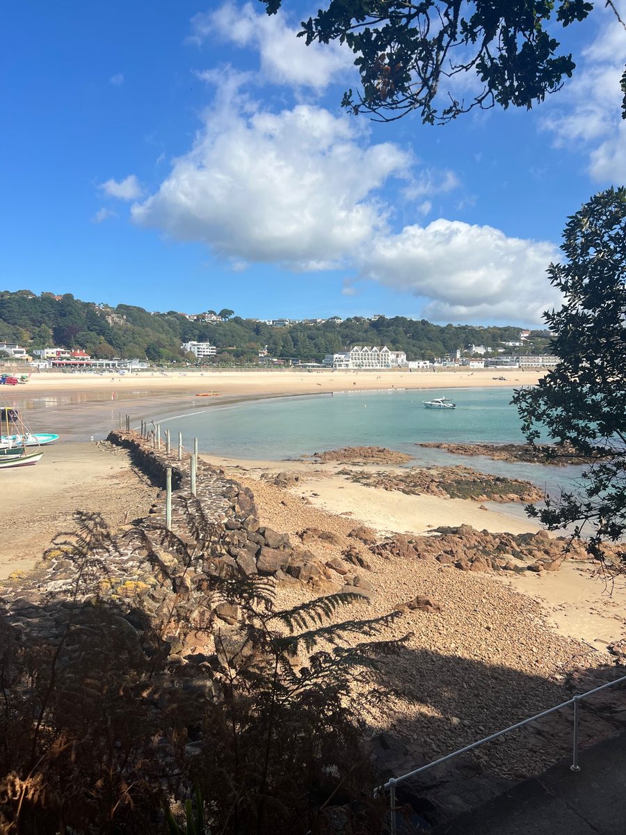 St Brelade's Bay, photographed by Jean