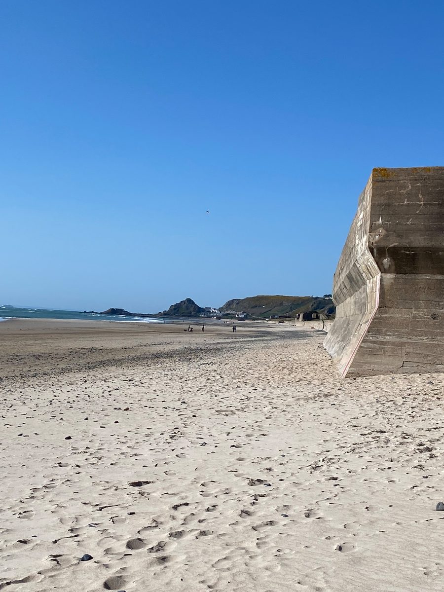 St Ouen's Bay, photographed by Jean