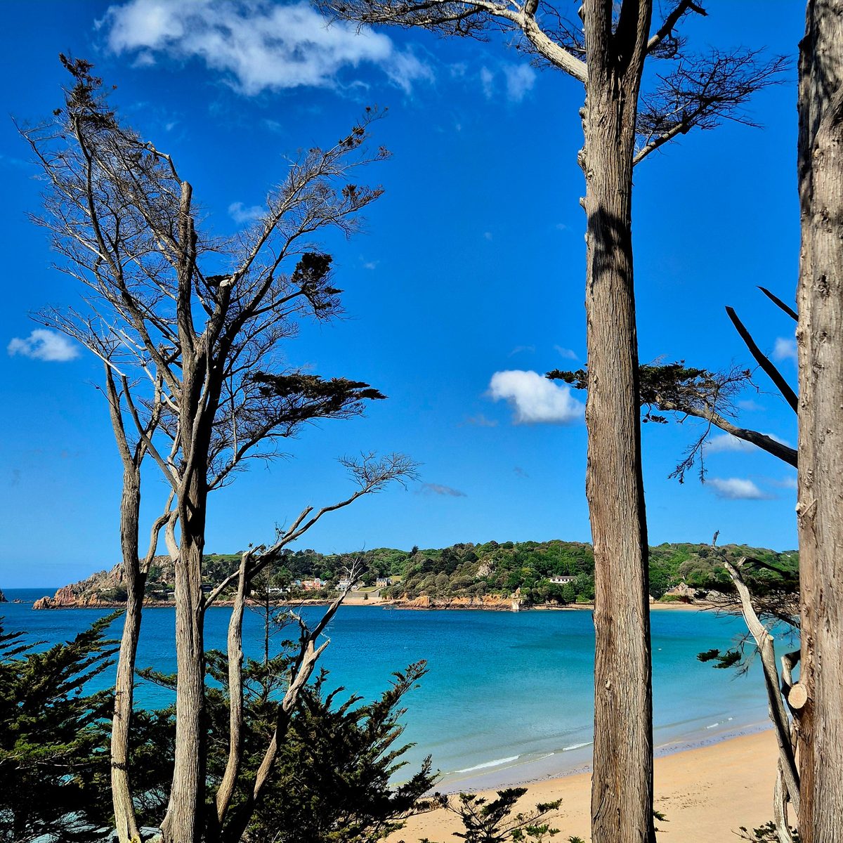 St Brelade's Bay, photographed by Mary