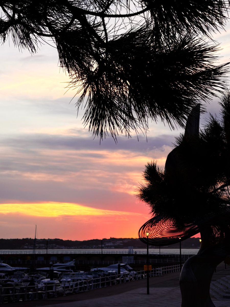 St Aubin's Bay, photographed by Daniella
