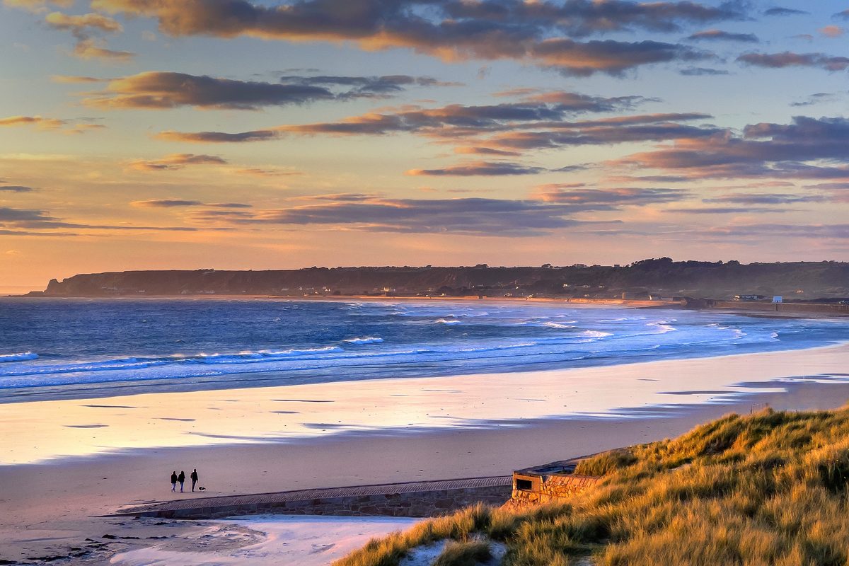 St Ouen's Bay, photographed by Vic