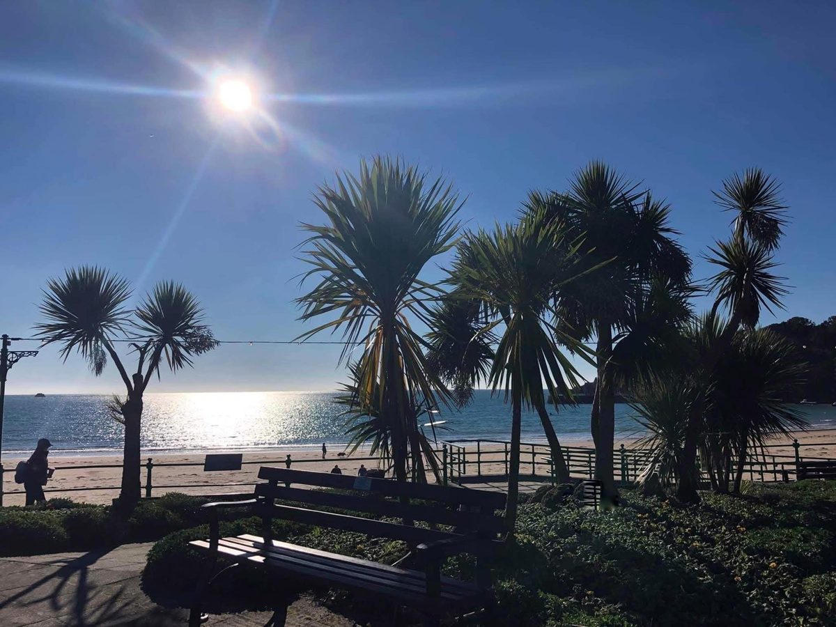 St Brelade's Bay, photographed by Mrs