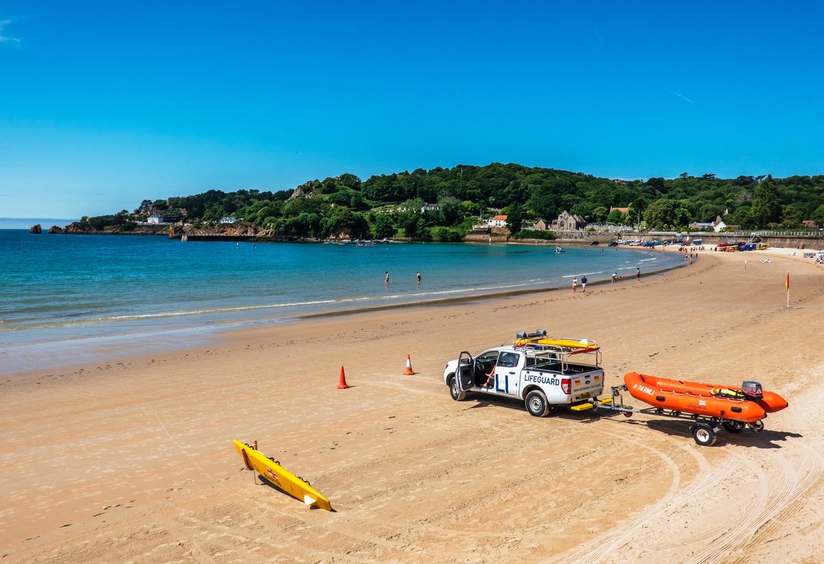 St Brelade's Bay, photographed by Vic