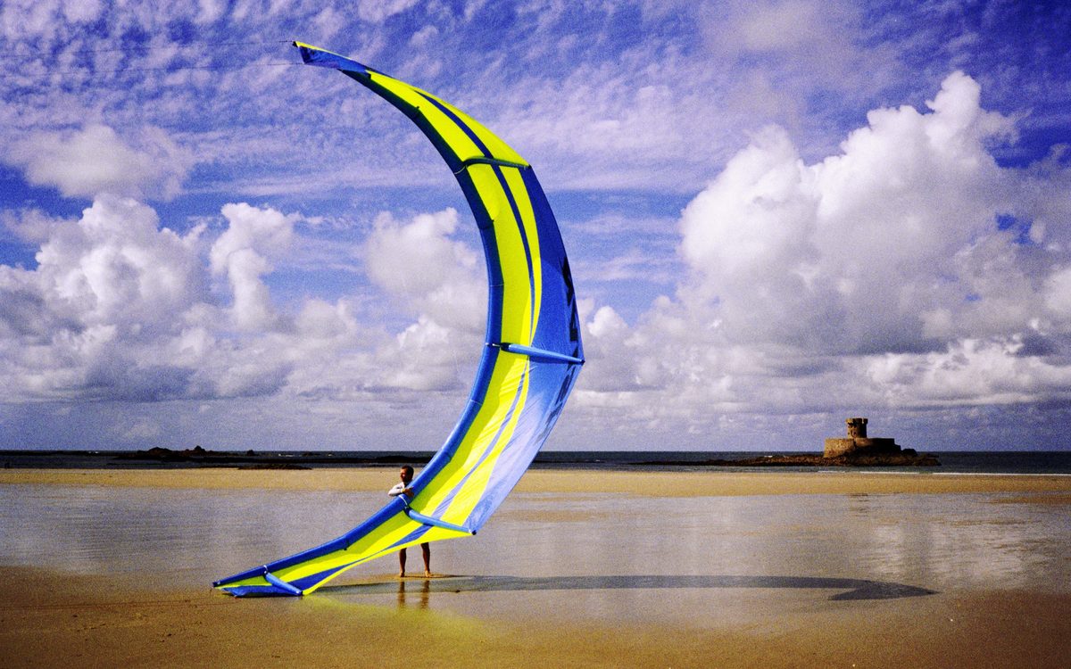 St Ouen's Bay, photographed by Vic
