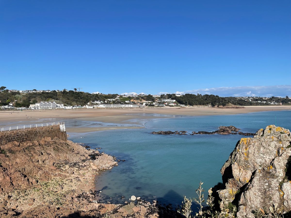 St Brelade's Bay, photographed by Louise