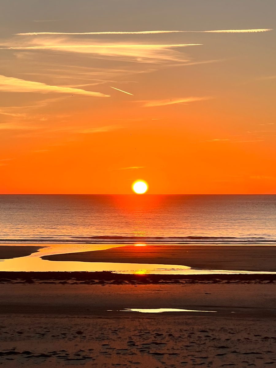 St Ouen's Bay, photographed by Lily