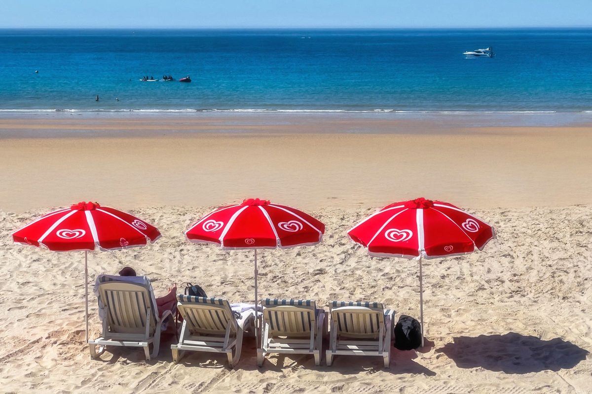 St Brelade's Bay, photographed by Vic