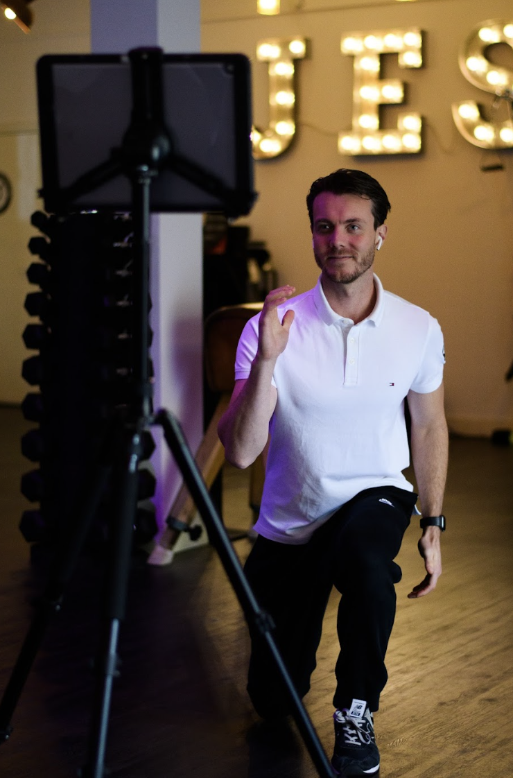 Screenshot van de JES Online Coaching app