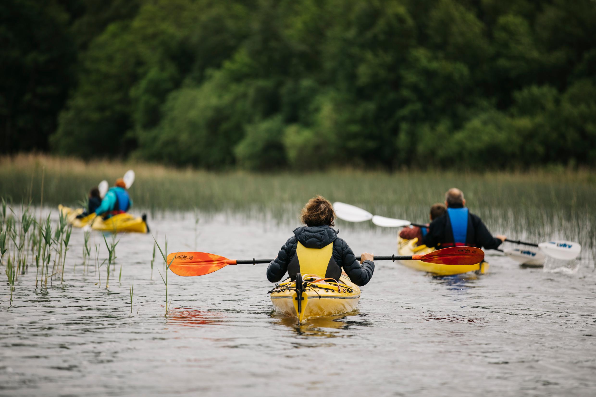Kano-expeditie in Zweden
