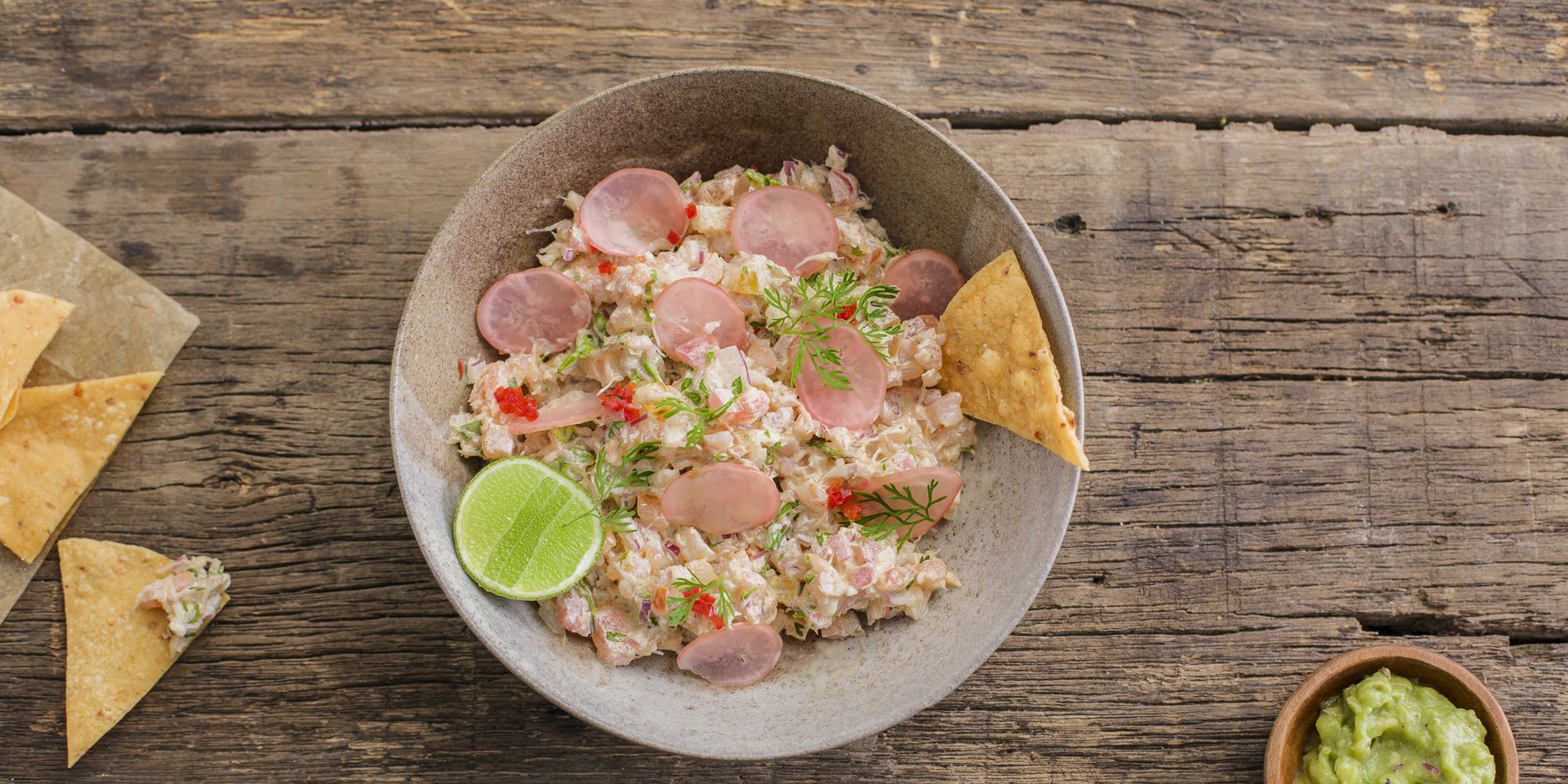 Tartare cangrejo y camarón