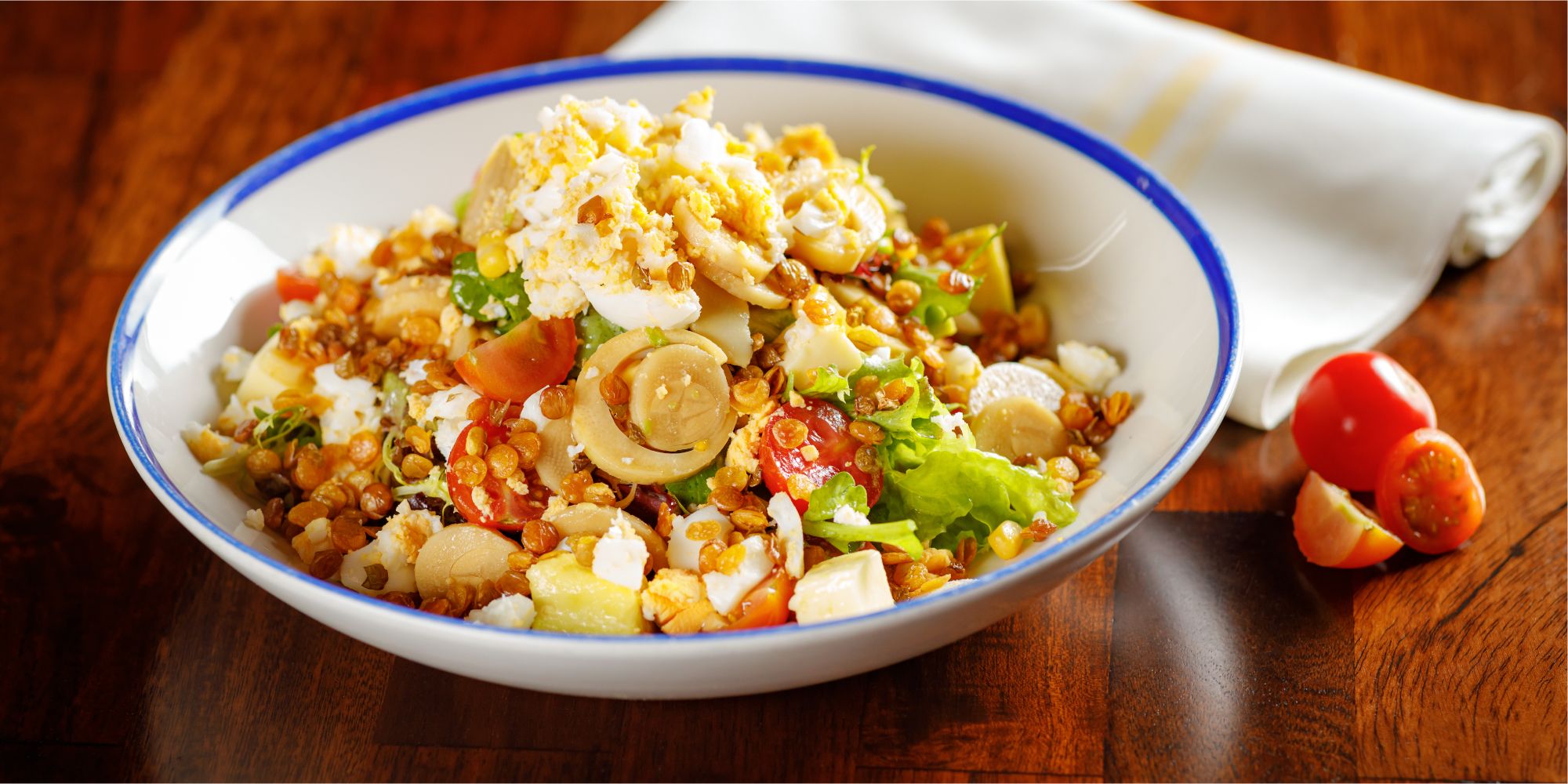 Ensalada de palmitos frescos